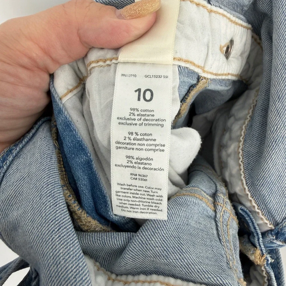 OshKosh Bgosh‎ Kids Denim Overalls Jumpsuit Blue Jeans Size 10